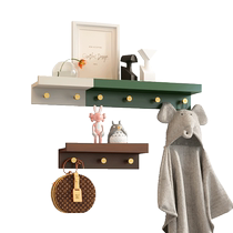 Decorative hooks entryway storage racks wall-mounted clothes hangers creative key storage racks wall-mounted clothes hooks behind the door
