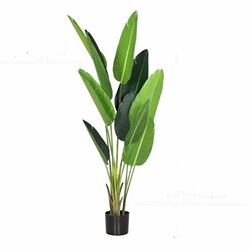 Free Shipping for Medium to Large Nordic-Style Artificial Green Plants, Traveler's Banana Tree, Banana Tree, Monstera, Ginkgo Tree, Floor-Standing Home Decoration