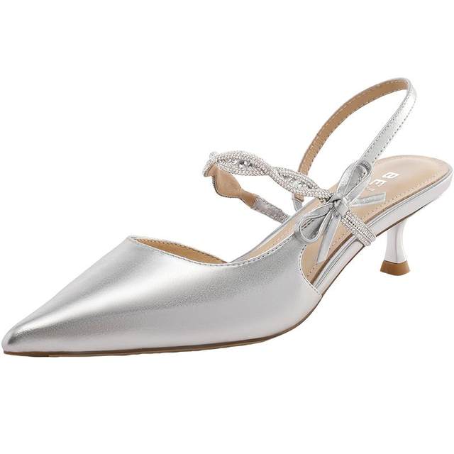 Belle one-strip pointed toe sandals