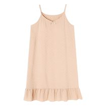Modale Harness Sleeping Dress Womens Summer 2024 New Sexy Ice Silk With Chest Cushion Pyjamas Cool Home Wear Thin