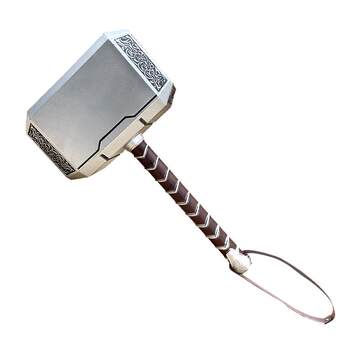 Avengers Weapon Thor's Hammer 1:1 Full Metal Captain America Shield ເຄື່ອງຫຼິ້ນເດັກນ້ອຍ Storm Tomahawk