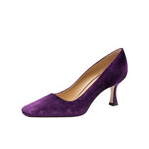 Lily Wei (Purple Love Letter) petite high heels stilettos commuting shoes work shoes large size 41-43