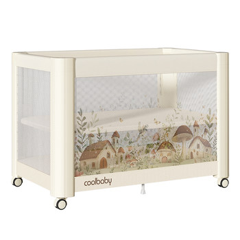 Coolbaby crib mushroom house