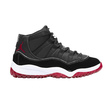 ccclub Air Jordan 11 AJ11 ສີດໍາສີແດງສີຂາວເກີບເດັກນ້ອຍຂະຫນາດນ້ອຍແລະຂະຫນາດກາງ 378039 CI6165-061