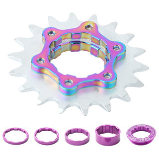 HASSNS土坡街车9转1改装单速飞轮片含垫片山地车修补件自行车飞轮