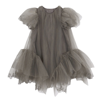 New Jiangnan Buyi childrens clothing mesh puff sleeve dress girls 24 spring jnbybyjnby1O3G11430