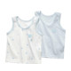 Tongtai small vest suspenders pure cotton for girls and boys 2 pieces