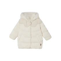 TeenieWeenie Kids Bear Childrens Clothing 23 Years Autumn and Winter Windproof Goose Down Thickened Down Jacket for Baby Girls