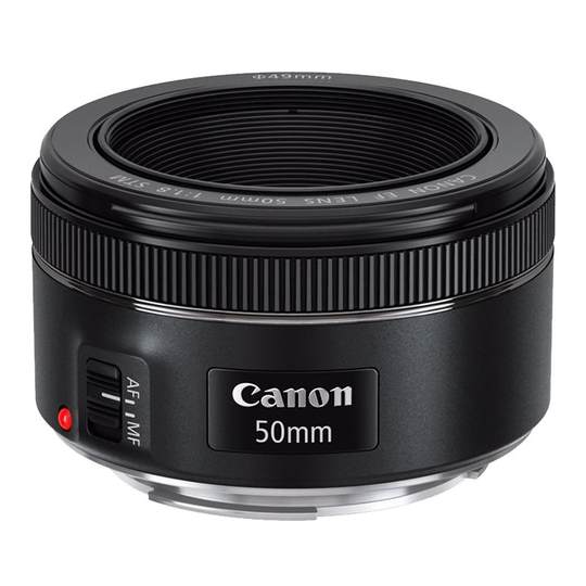 Canon EF50mmF/1.8STM small spittoon lens