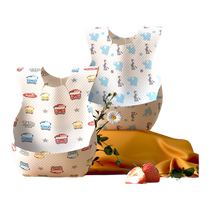 Mikeyu childrens disposable bibs baby bibs rice pockets food supplement artifacts baby saliva towels waterproof meal pockets