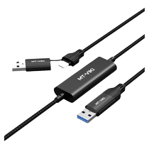 Maxtor Vimoment MT-KD05 cross-screen travel between 2 computers to share a set of mouse and keyboard cross-screen sharing switcher stock trading USB file copy notebook mutual transfer sharing data dream