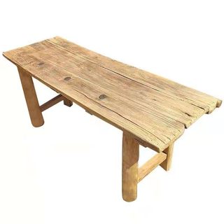 Old elm door board log old large board solid wood weathered board retro nostalgic stair pedal bar board tea table tea table