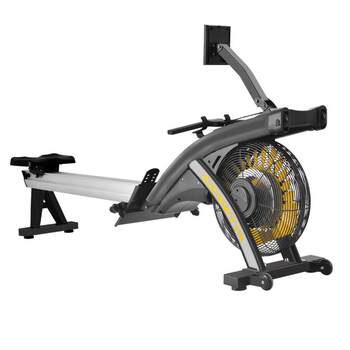 Silent magnetic resistance non-water foldable equipment rowing machine