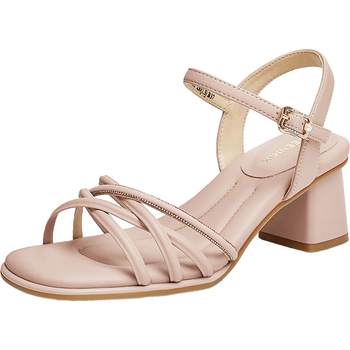 Tianmeiyi strappy sandals with thick heels