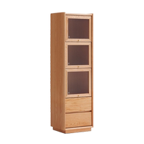 Original element solid wood sideboard living room small apartment oak storage sideboard kitchen storage storage cabinet L7101