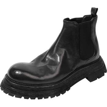 Dreambox retro high-end horse leather chelsea boots
