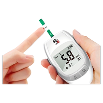 Corrected blood glucose tester medical self-test blood glucose meter test household high-precision test paper non-needle-free pregnant women