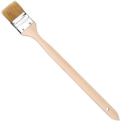 Paint brush elbow expanded handle home barbecue pig hair brush cleaning dust removal industrial glue brown brush