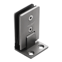 Stainless steel bathroom clip gun gray shower room 90 degree frameless tempered glass door hinge waterproof hinge door clip