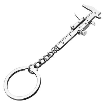 Vernier caliper keychain pendant mini portable measurement
