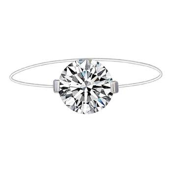 Explosive huazi moissanite simulated diamond ring for women