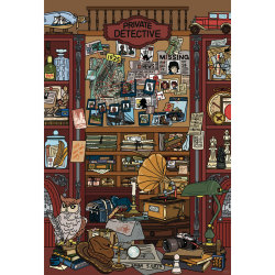 Detective Files Scenery Sticker Box Action 3.0 Retro Code Goods Storage Series Miniature Scene Handmade 3D House Collage Painting Stress Relief Toy for Girls to Pass Time DIY Immersive Stress Relief