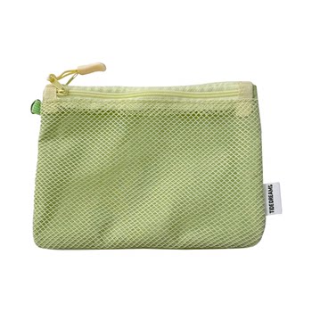 Polyester fiber double zipper bag change card bag