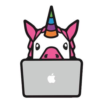 Unicorn chassis skateboard gray glue waterproof sticker