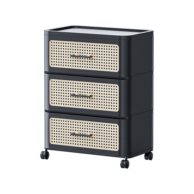 Medium-old storage cabinets with multiple layers without installation and classification storage