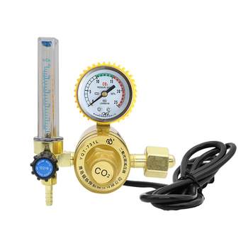 Energy-saving carbon dioxide pressure reducing gauge valve co2 heater 110v220v gas two welding machine accessories gas pressure gauge 36v