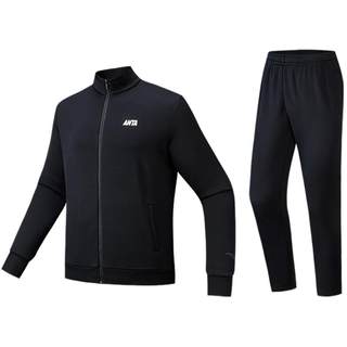 Anta sports suit men's new winter stand collar jacket