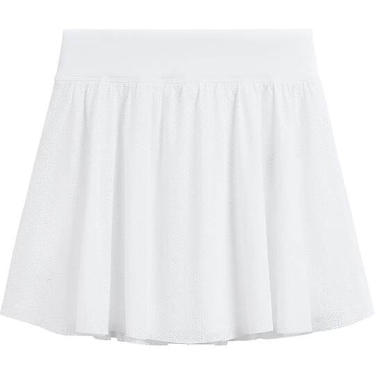 Wilson Officiel Laser Couleur Unie Tennis Sports Jupe Perforée Respirante avec Bas pour Femme