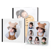 Crystal photo book baby photo album commemorative album custom photo studio wedding dress baby and child growth record book production