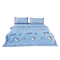 Mercury Home Textiles 60S long-staple cotton set Class A cotton four-piece set pure cotton three-piece set cartoon bed sheet quilt cover bedding