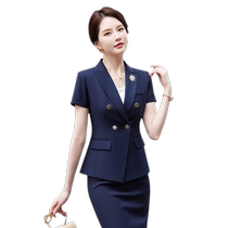 High-end professional suit suit for women in the workplace British style OL interview suit formal attire professional attire work clothes