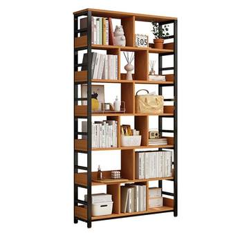 Bookshelf floor-standing shelf simple multi-layer storage steel