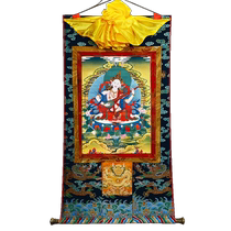 Painted heart of Miaoyin thangka hanging portrait Tibetan style framed home living room entrance wall decoration painted heart - ready stock