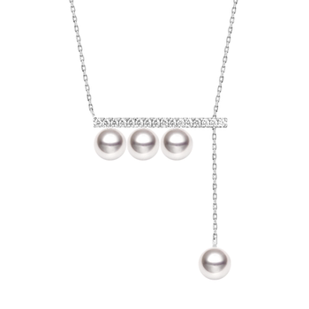 Helas hera quarter note saltwater pearl necklace