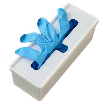 Glove storage box desktop kitchen plastic wrap finishing box