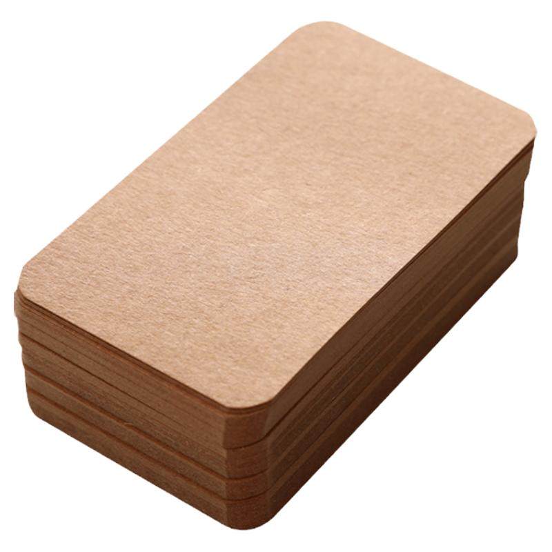 Blank card stock handwritten English memory words
