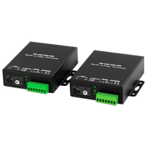 Akas 2-way bidirectional RS485 data optical transmitter and receiver access card machine optical fiber extender three-in-one data fiber transceiver industry class pair