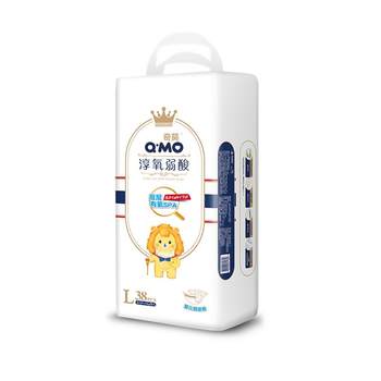 Chimo Royal Pure Oxygen Weak Acid Diapers L size 38 pieces ຜ້າອ້ອມຜ້າອ້ອມເດັກນ້ອຍແບບອ່ອນໆ breathable dry diapers