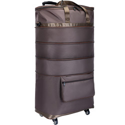 Large-capacity trolley suitcase folding thickened 158 air checked bag studying abroad moving travel luggage