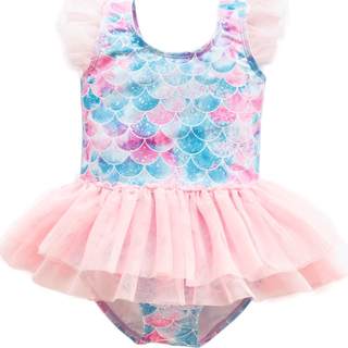 New mermaid baby 2 years old fashionable swimsuit