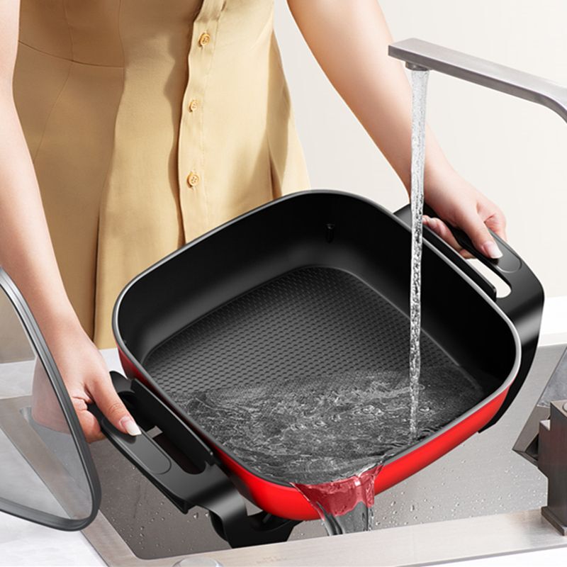 Electric Cooking Pot, Multi-Functional, Household Use, Student Dormitory, Small Electric Pot for Cooking Noodles, Electric Stir-Fry Pan, Steaming and Cooking All-In-One Pot, Electric Hot Pot