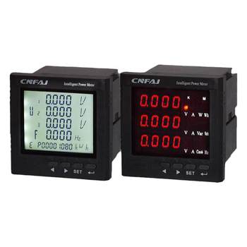 Three-phase digital current, voltage, power and power instrument