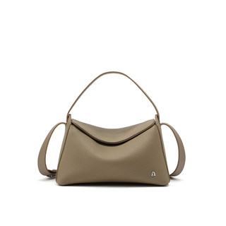 Lafite top-layer pebbled portable lunch box bag