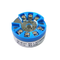 Integrated temperature transmitter module intelligent PT100 thermal resistance thermocouple K type output RS485 sensor