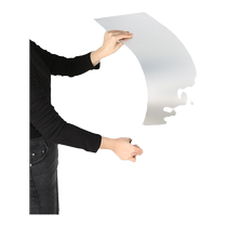 Acrylic mirror wall self-adhesive soft mirror sticker HD dressing mirror home wardrobe wall full body fitting mirror