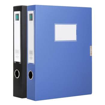 Deli file box folder a4 sticky plastic